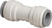 John Guest Acetal Copolymer Tube Fitting, Union Straight Connector, 1/4" Tube OD (Pack of 10)