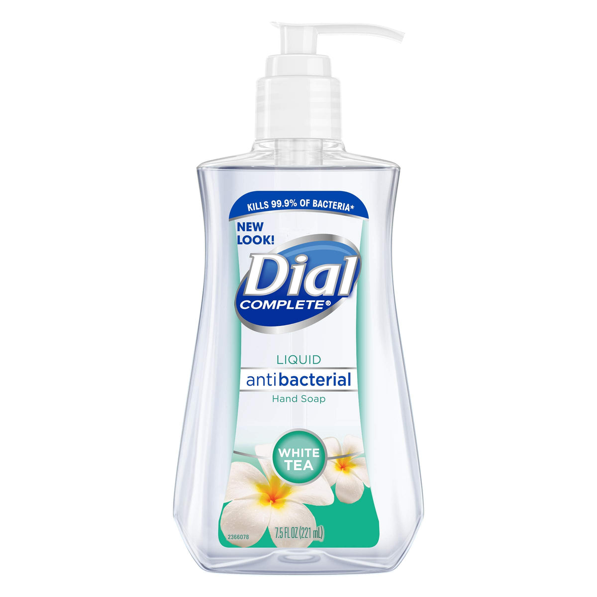Antibacterial Liquid Hand Soap by Dial – 7.5 Fl Oz (Pack of 1), Plastic, Assorted, Model 10017000026609
