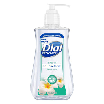 Antibacterial Liquid Hand Soap by Dial – 7.5 Fl Oz (Pack of 1), Plastic, Assorted, Model 10017000026609