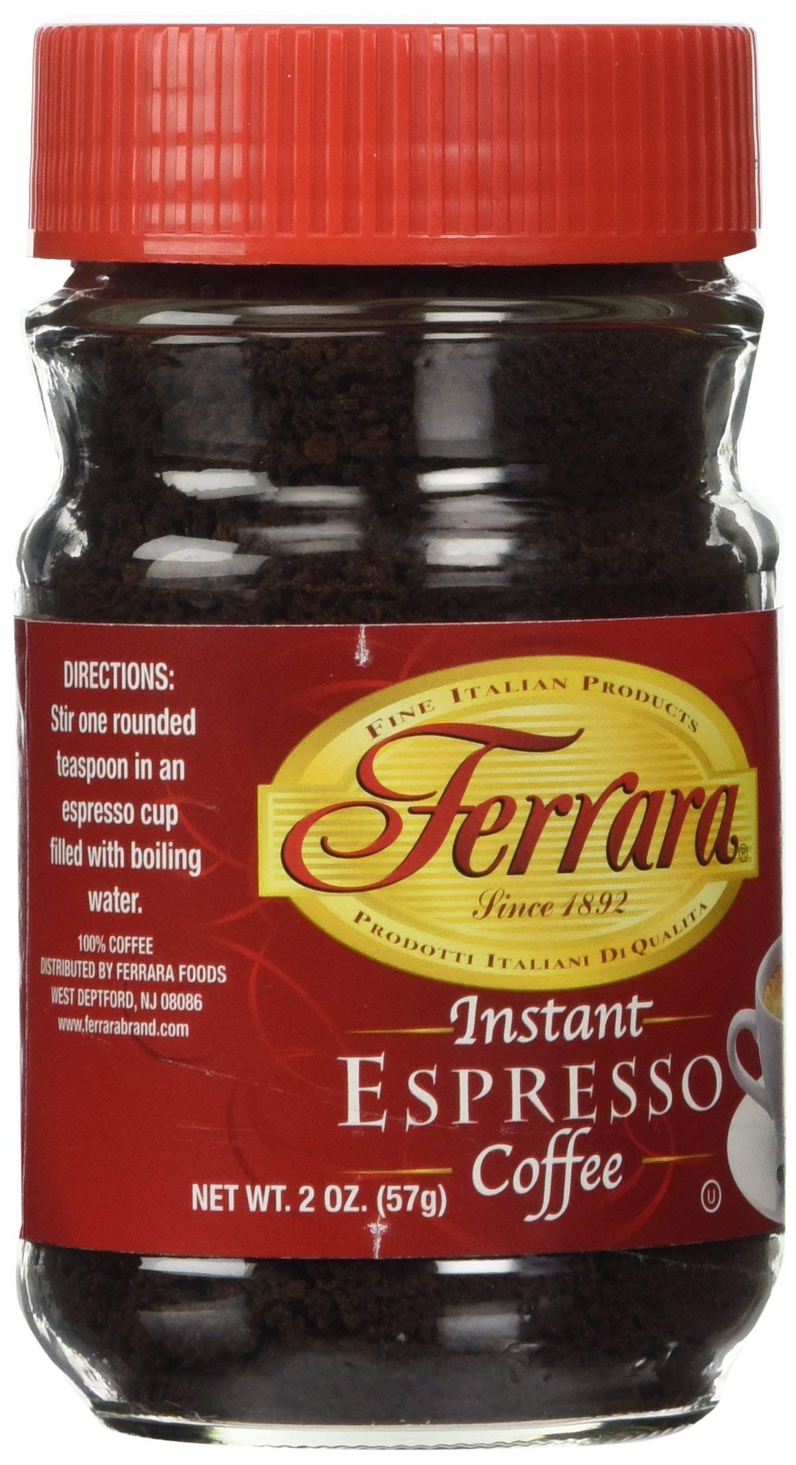 Ferrara Espresso / 2 Ounce (Pack of 1) / 1 Instant Coffee