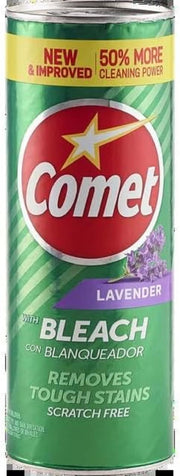 Cleanser Lavender, 21 Ounce by Comet – 4.2 Ounce (Pack of 5), No Color, Pack of 5, Model 81000344023
