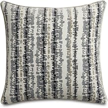 Michael Amini Explorer Antigua Gray Square Pillow Set of 2 with 100% Polyester Fabric, Soft Fill for Comfort, Stylish Home Decor Accent, Durable and Easy Care