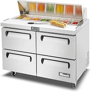 Migali C-SP48-12-HC 48″ – 12 Pans, Sandwich Prep Table with Drawers