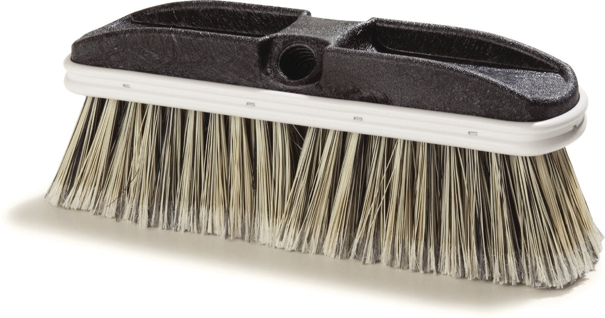 Flothru Brush With Flagged Polystyrene Bristles 10" - Lot of by Carlisle – Vinyl, Pack of 12, Model 3646600