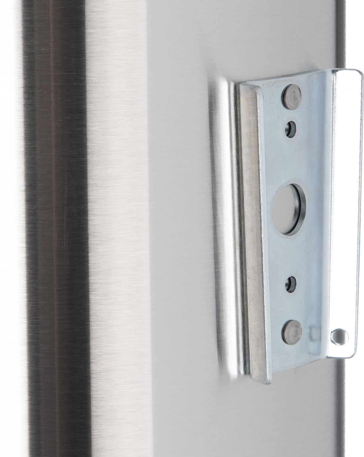Lid Dispenser Wall-Mounted by San Jamar – 24-46oz, 46.0 fluid_ounces, Stainless Steel, Stainless, Model L3502