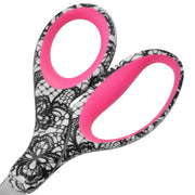 Trendsetter Straight Lace Pattern Scissor by Westcott – 8", Plastic, Multi, Model 16660
