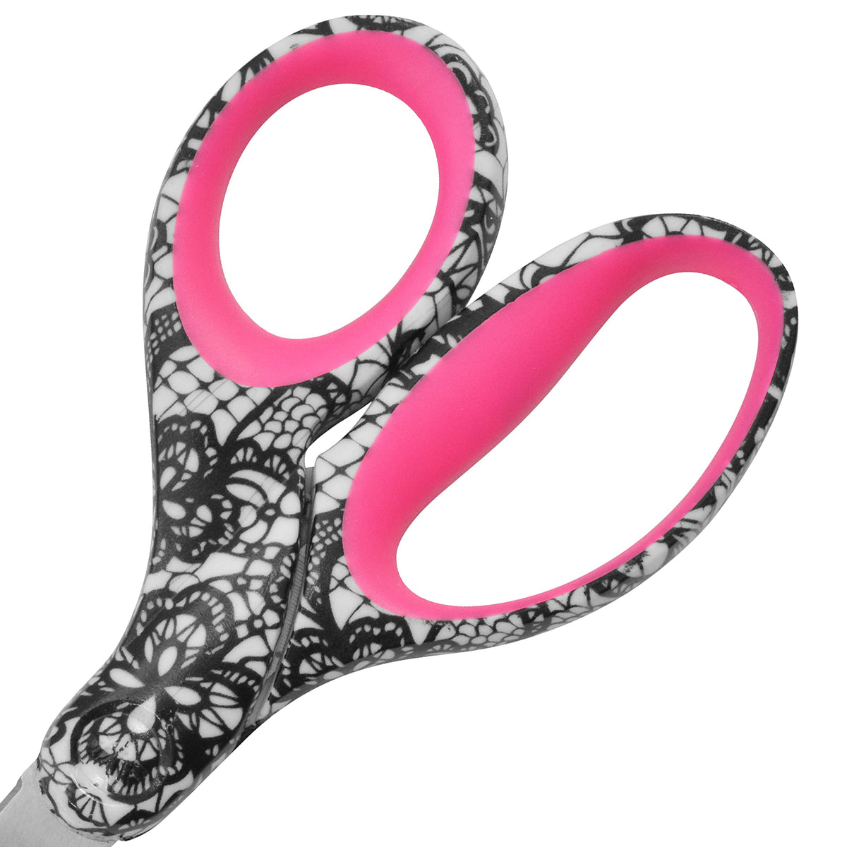 Trendsetter Straight Lace Pattern Scissor by Westcott – 8", Plastic, Multi, Model 16660