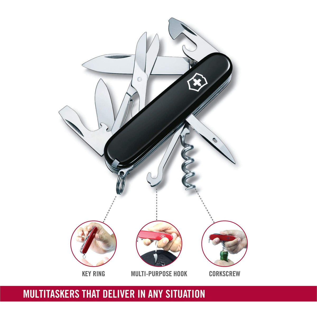 Victorinox Black / One Size / Old Packaging Folding Knives