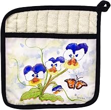 Betsy Drake PT209 Pansies Pot Holder