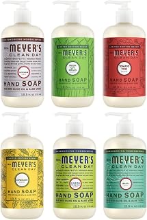Mrs. MEYER'S CLEAN DAY Liquid Hand Soap 6 Pack Variety 12.5 OZ Each