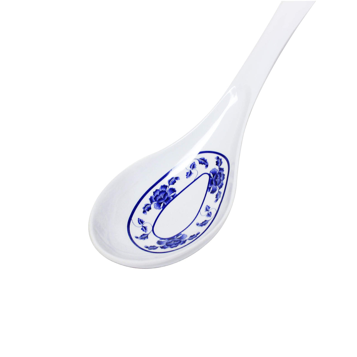 Lotus melamine dinnerware collection 2 1/2 oz by Thunder Group – Melamine, White Blue, Model 7007B