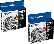 Epson 212XL Black Ink Cartridge 2/Pack Bundle | Works with XP-4100, XP-4105, WF-2830, WF-2850