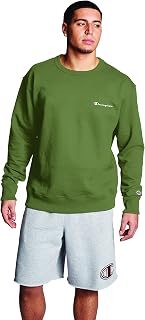Champion Men's Powerblend Fleece Crew, Small Script