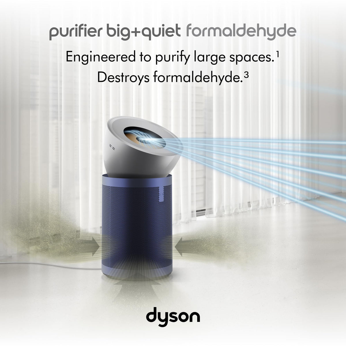 Purifier Big+Quiet Formaldehyde BP by Dyson – Extra Large, Blue, Model 410636-01
