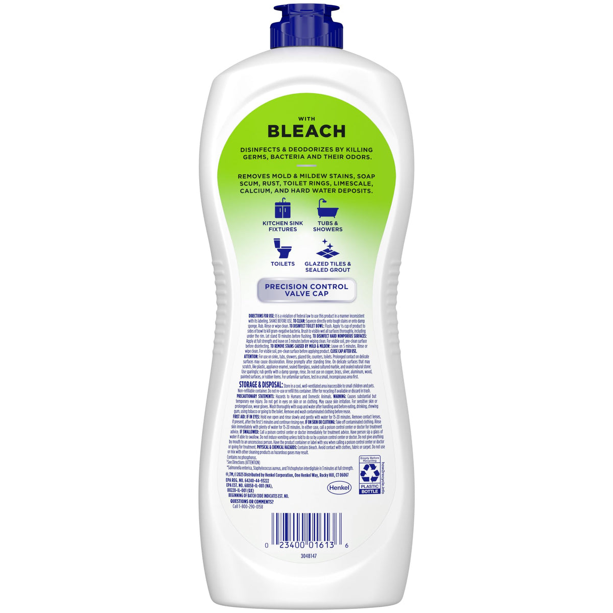 Cleanser with Bleach by Soft Scrub – 36 Ounce (Pack of 1), Multicolor, Model 01613