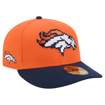 Men's Royal/Red Buffalo Bills Pixel Curved 59FIFTY Fitted Hat by New Era – 7 1/8, Polyester, Buffalo Bills, Royal, Model Nfl F26 Pixel Pre-curved 59fifty