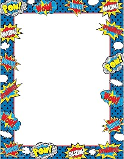 Teacher Created Resources Superhero Computer Paper (5629)