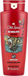 Old Spice Wild Collection Bodywash, Bearglove 16 oz (Pack of 4)