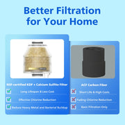 PHILIPS Transparent / Filter Cartridge / 1 Showerhead Filters