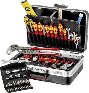 KNIPEX 00 21 HK S Plumbing Tool Case, Multi-Colour, Set of 52 Pieces