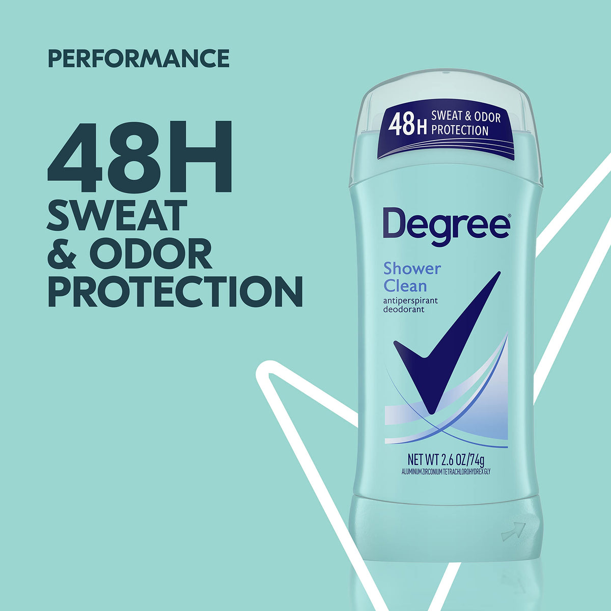 Degree 2.6 Ounce (Pack of 6) / Floral / CYAN Antiperspirants
