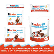 Chocolate Single Bars by Kinder – 16.6 cm x 30.4 cm, Model Kinder Chocolate Single Bars 6pcs 21G