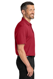 Unisex Plaited Pique Polo Rich Red by Port Authority – Medium, Rich Red, Model K620