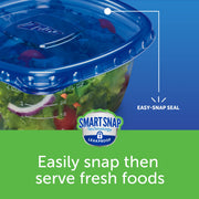 Food Storage Meal Prep Containers Reusable for Kitchen Organization by Ziploc – 8 Count, 118.0 milliliters, Plastic, Blue, Model 70931