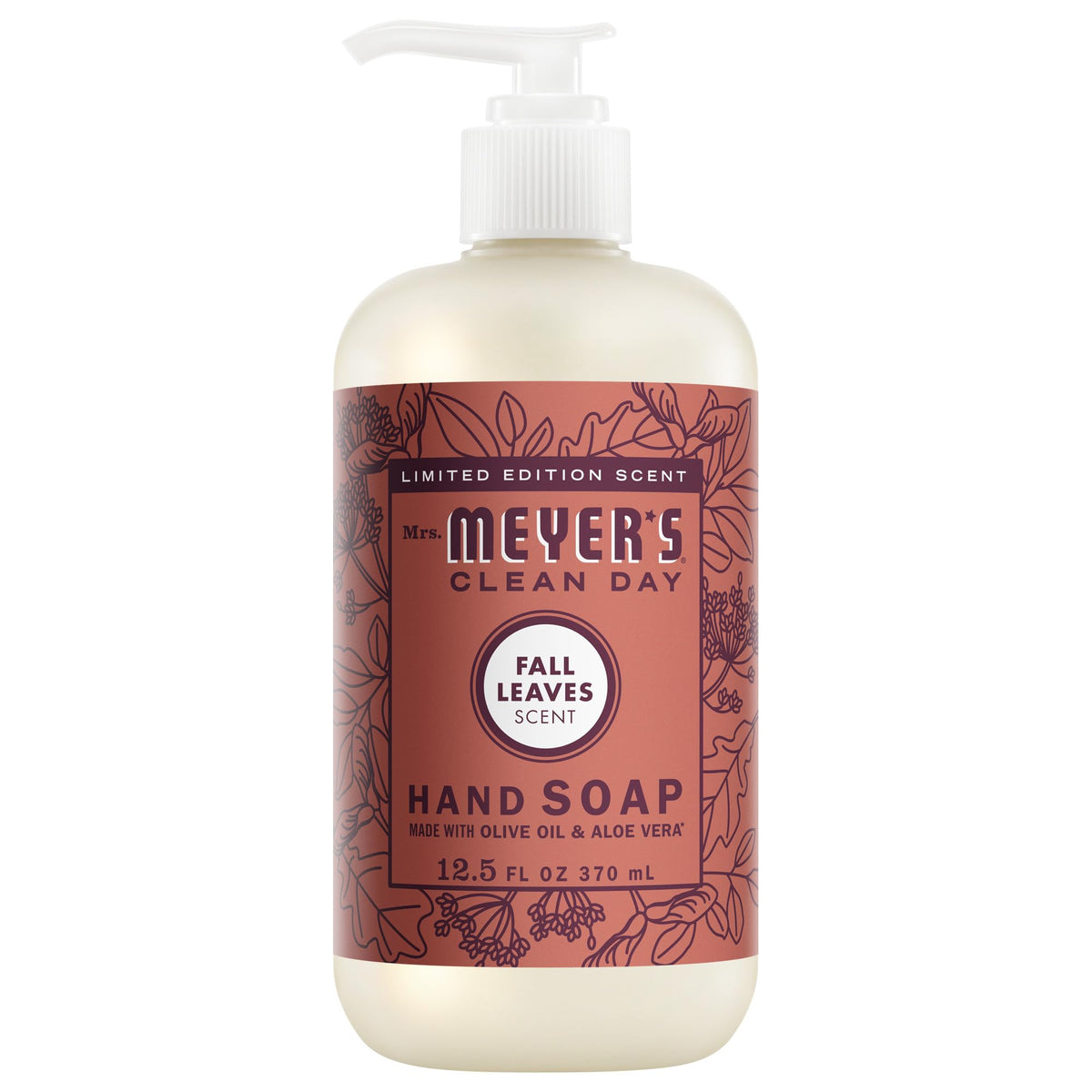 CLEAN DAY Hand Soap by Mrs. MEYER'S – 12.5 Fl Oz (Pack of 1), No Color, Model 346375