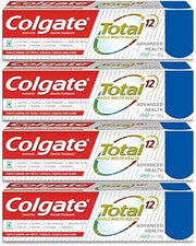 Colgate Total Advanced Health Anticavity Toothpaste for Whole Mouth Covering Teeth, Tongue, Cheeks and Gums - 120 g (Pack of 4) (4.2 Ounce)