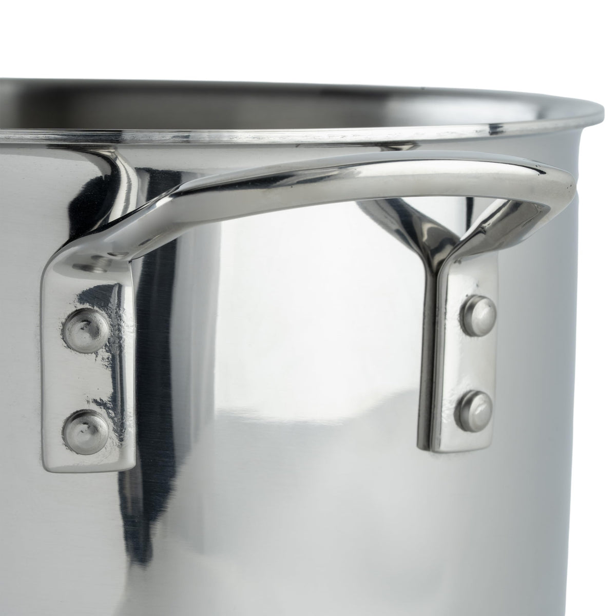 Winco 8 Quarts / Stock Pot TriPly / Silver Stockpots