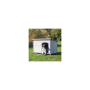Natura Classic Dog House by TRIXIE – Large, Wood, Gray, Model 39563