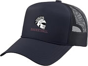 Curtis High School Warriors Basketball Trucker Hat with Adjustable Mesh Back