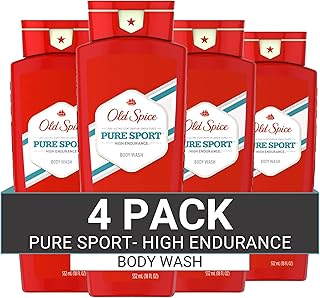 Old Spice High Endurance Body Wash for Men, Pure Sport Scent, 18 FL OZ (532 mL)