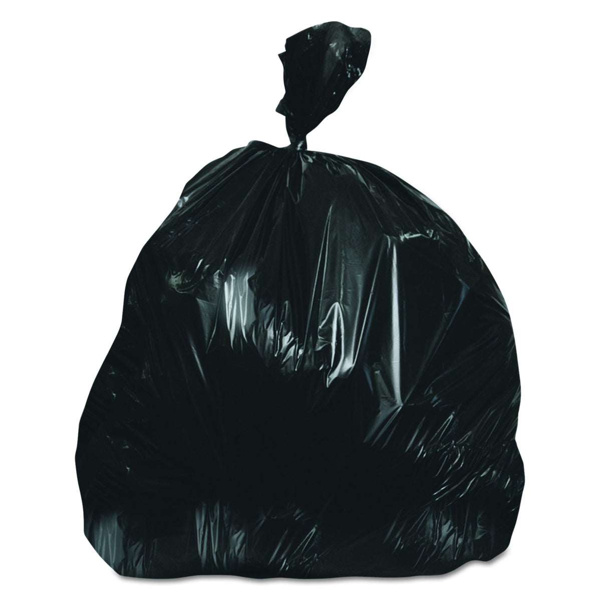 HERZ7660WKR01 - High-Density Coreless Can Liners by Heritage Products – 38 inches x 60 inches, 60.0 gallons, High-Density Polyethylene (HDPE), Blue, Pack of 150