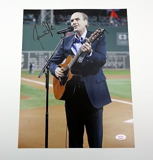 James JT Taylor Legendary Musician Signed Autograph 11x14 Photo PSA COA B | PSA/DNA COA
