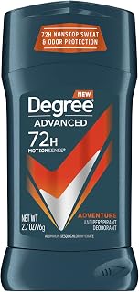 Degree Men Adventure Advanced Protection Antiperspirant Deodorant Stick, 2.7 oz (Pack of 18)