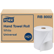 Tork Universal Hand Towel Roll White, 6 Rolls x 800 Ft, RB8002