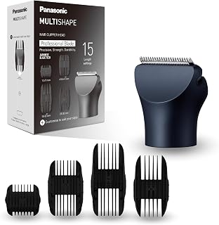 Panasonic ER-CHC1 Multishape Modular Personal Care System, Hair Clipper Head Attachment, 15 Length Settings, 4 Comb Attachments, Black