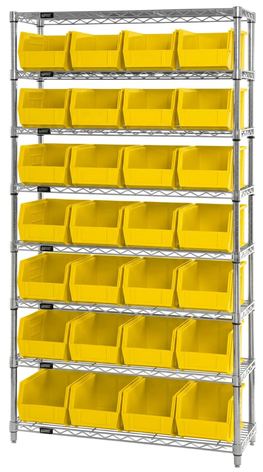 QUANTUM STORAGE SYSTEMS Yellow / 10" L x 6" W x 5" H / 277.5 cubic_inches Open Storage Bins