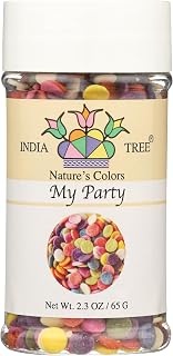 India Tree Nature’s Colors My Party Sprinkles, 2.3 oz Jar
