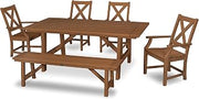 Polywood Braxton Dining Set, Teak