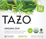 TAZO Tea Bags, Green Tea, Regenerative Organic Zen Tea, 36 Count
