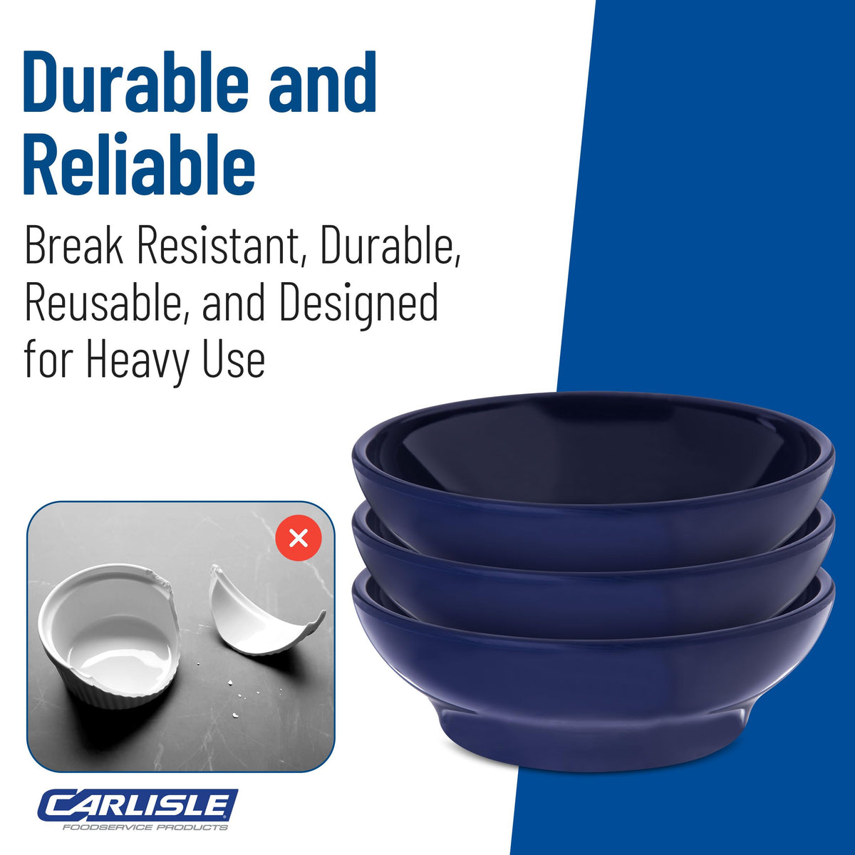 Carlisle FoodService Products Cobalt / 5 oz / 48 Ramekins