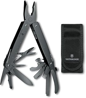 Victorinox Swiss Tool MXBS Swiss Army Knife, 26 Functions, Black