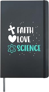 In Vitro Ferilisation - Faith Love Science IVF Tranfer Day Hardcover Journal, Black