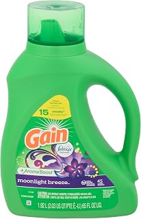 Gain Laundry Detergent Moonlight Breeze + Aroma Boost, 65 Fl Oz