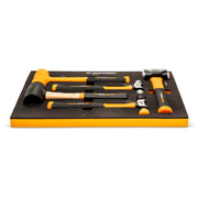 5 Piece Mixed Hammer Set in Foam Storage Tray by GEARWRENCH – Black, Model GWH5PCMS