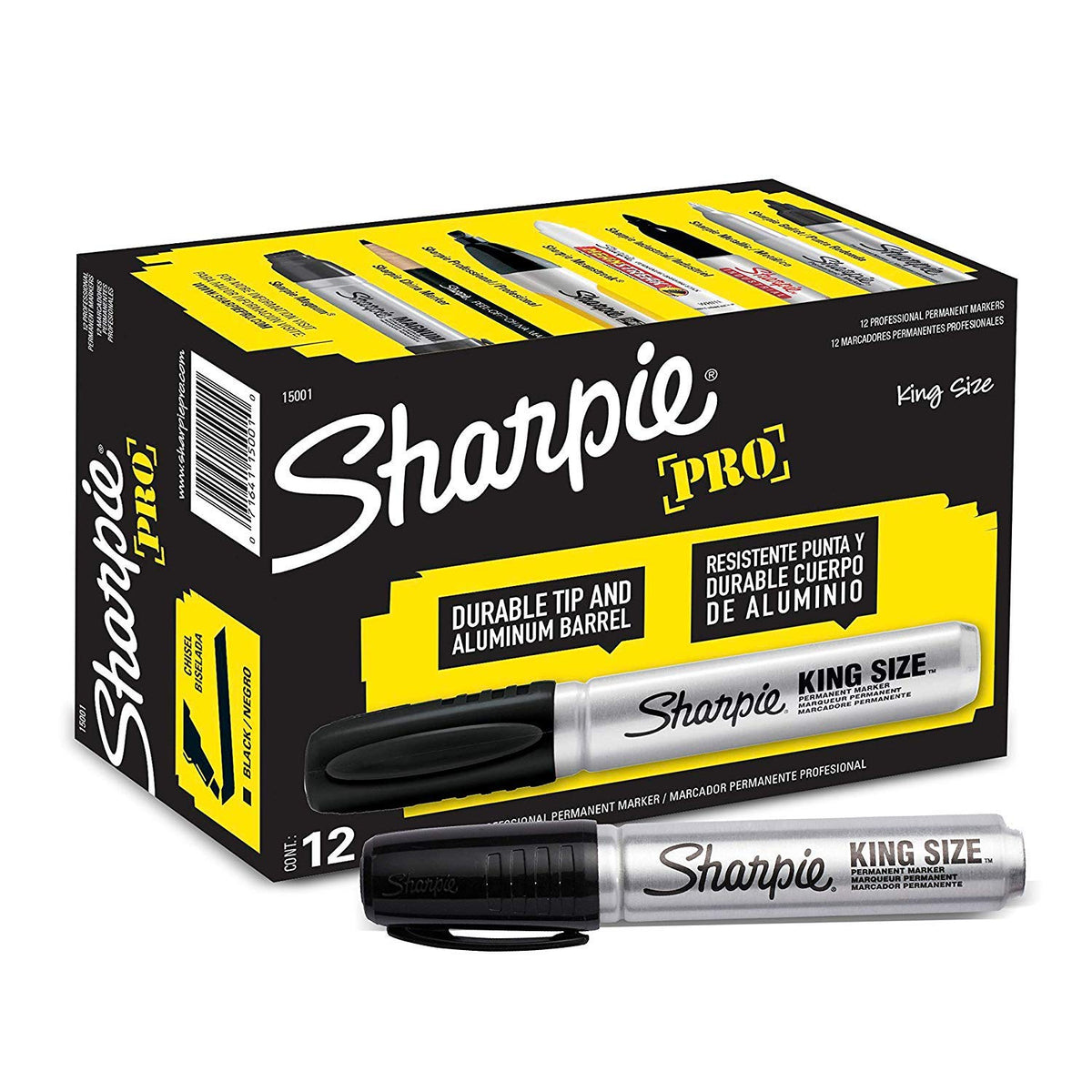 Sharpie 3 Pack / Black / Permanent Permanent Markers