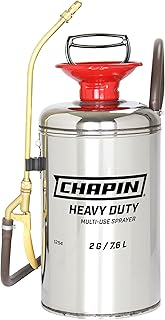 CHAPIN 1254 2-Gallon Heavy-Duty Stainless Steel Tank Multi-Use Sprayer for Lawn, Home & Garden